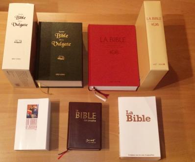 Five french bibles