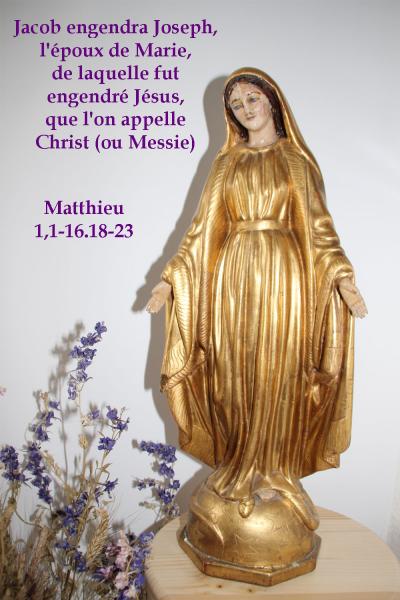 Matthieu 1 1 16 18 23aw